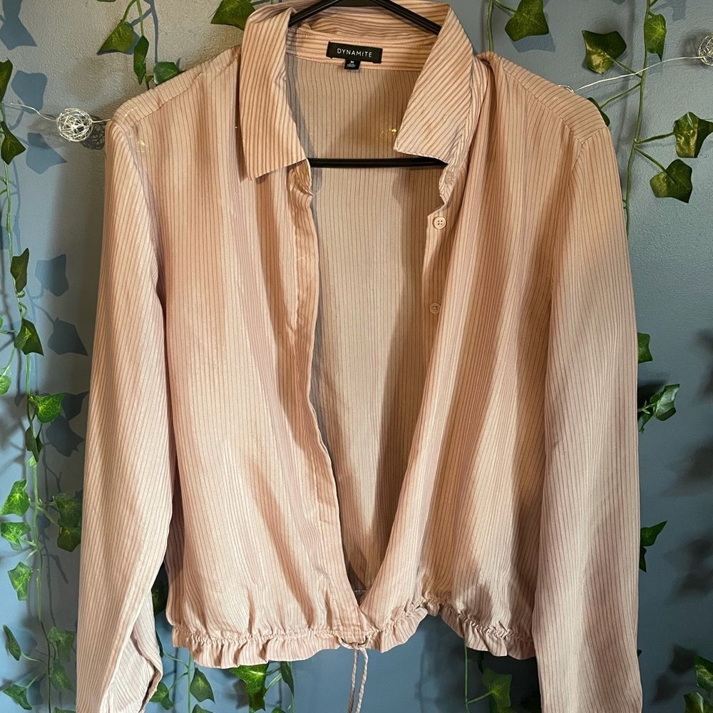 Button Up Dynamite Blouse